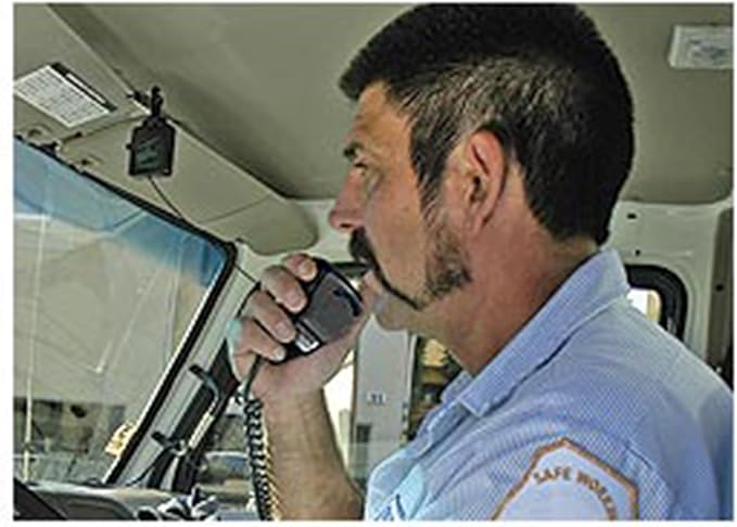 Gear Keeper CB Mic Keeper - CB Radio Retractable Mic Holder (RT4A-4112-G) | USA made CB mic holder, aluminum housing, snap clip mount, lanyard & mounting hardware included, 29" reach, 9oz retraction - Image 3