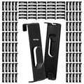 60 Pcs Grid Hooks for Wall, Metal Gridwall Picture Hooks for Display Panels | Gridwall Shelf Accessories Hanger Hooks, Slat Notch Hooks for Art, Clothes, Painting, Photography, Canvas Display Black by WESTBAY