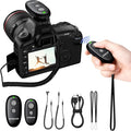 USB-C Rechargeable Wireless Camera Remote Shutter Release for Nikon | D200, D300, D750, D5000, D5100, D5200, D5600, D7200, D7500, Z6, Z7, D800, D850, Coolpix P1000 by AODELAN
