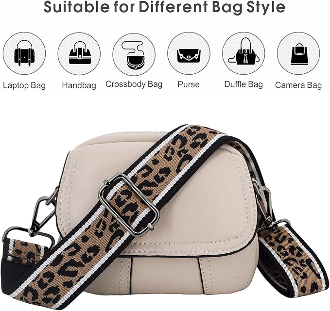 Replacement Purse Strap Shoulder Strap Adjustable Crossbody Strap for Women Crossbody Wide Shoulder Bag - Image 2