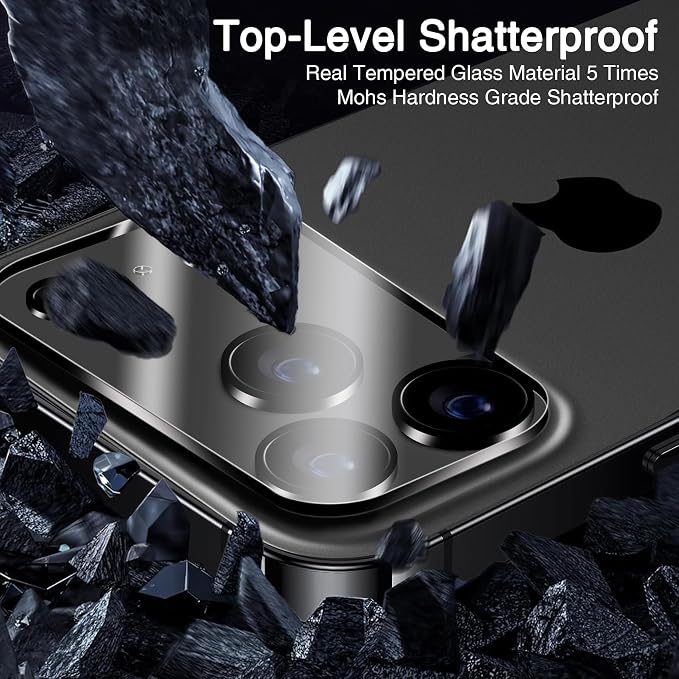 Wiaocit Tempered Glass Camera Lens Protector for iPhone 17 Pro | 3 Pack, 9H Hardness, Ultra HD, Anti-Scratch, Case Friendly - Image 5