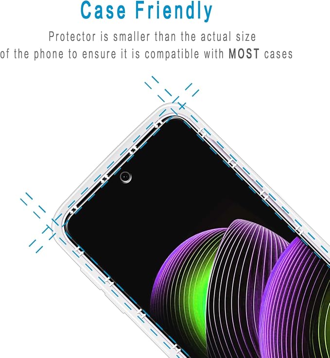 2+2 Pack Screen Protector for Samsung Galaxy A37 5G Tempered Glass | with Camera Lens Protector, Anti Scratch, Bubble Free - Image 6