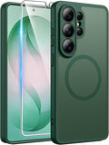 FNTCASE for Samsung Galaxy S26 Ultra Case, Compatible with Magsafe Green | Screen Protector, Full Camera Protection, Translucent Matte, 14FT Military Grade Drop Proof, Protective Phone Cover by FNTCASE