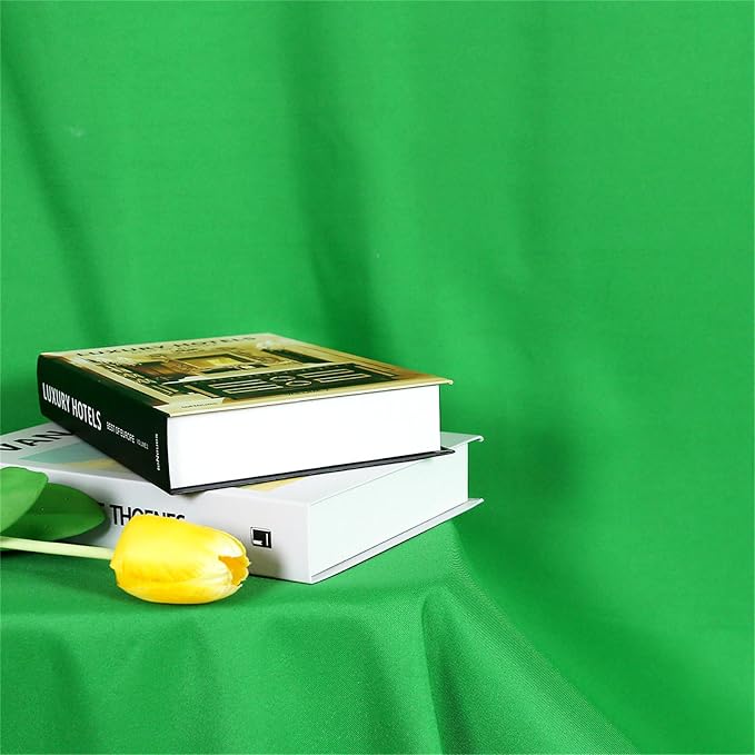 TRLYC Green Photography Backdrops 5x7FT Seamless Background for Studio | Green Backdrop for Photoshoot Video Backgrounds Screen Party Wrinkle-free Polyester Non-Glare Rod Pocket Easy Setup - Image 5