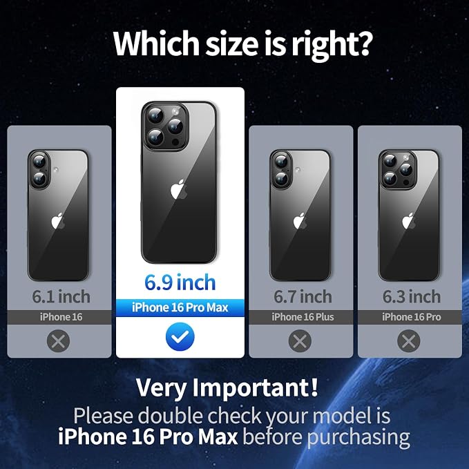 Camera Stand Case for iPhone 16 Pro Max, [Compatible with MagSafe] [Lens Cover] 2024 Version Military Grade Protective Soft Case for iPhone 16 Pro Max 6.9 inch Men Women, Black - Image 6