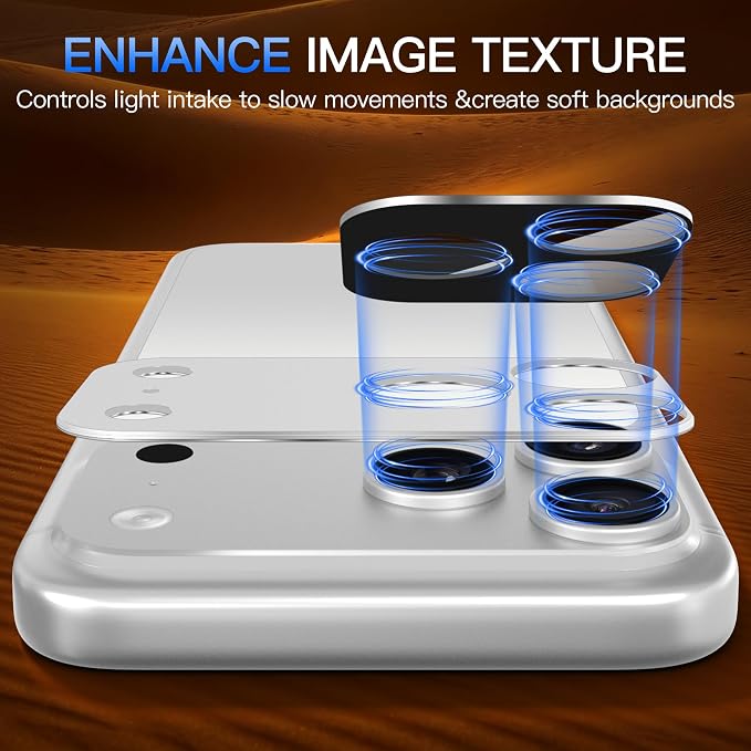 Suoman ND/UV Filter for iPhone 17 Pro Max Camera Lens Protector- Filter Kit | with ND/CPL/UV/Black Soft Filter Kit,Strong Adsorption,Tempered Glass Lens Film,All-in-one Metal Camera Cover - Image 5