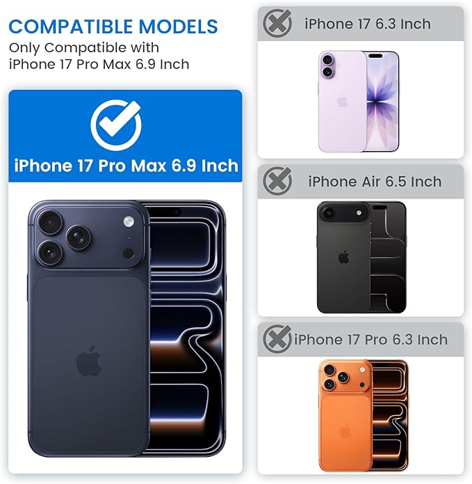 VEGO for iPhone 17 Pro Max Case with Slide Camera Cover and Kickstand | Privacy Screen Protector & Ring Kickstand Military Grade Protection Cover for iPhone 17 ProMax - Rose Gold - Image 2