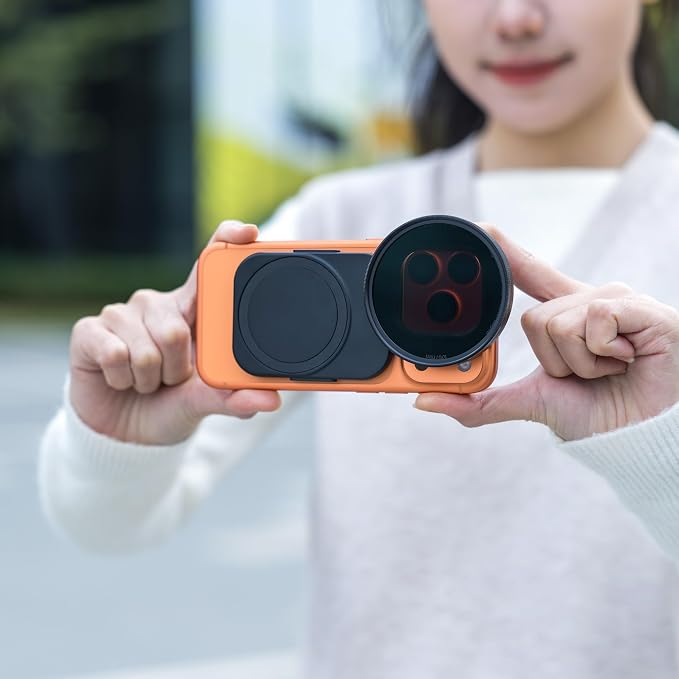 JJC 67mm Universal Magnetic Lens Filter Mount Adapter for iPhone, No Filter | Lens Filter Attachment for iPhone Air 17 16 15 14 Pro Max Plus, with 1/4" Screw & Cold Shoe, Ideal for Vlog/Video/Photography - Image 8