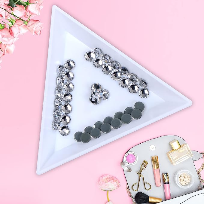 Jollin Hotfix Rhinestones Flatback Crystal Gems 7.2mm SS34, Crystal | 288pcs Hot Fix Crystals Glass Rhinestones for Bedazzling, Crafting, Clothes, Shoes & Accessories DIY Decoration - Image 3