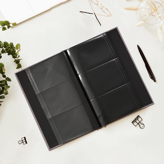 potricher Photo Album 4x6, 300 Pockets, Linen Cover, Dark Green | Small Capacity 4x6 Picture Albums with Horizontal Pockets, 4x6 Photo Book for Family, Wedding, Baby, Anniversary - Image 3