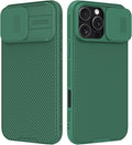 Nillkin for iPhone 16 Pro Max Case with Slide Camera Cover, [Full Camera Protection][Anti-Scratch] Military-Grade Protection, Anti-Fingerprint, Slim Phone Case for iPhone 16 Pro Max 6.9'' Green by Nillkin