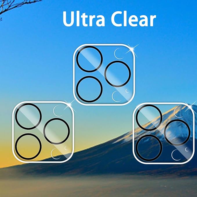Dengduoduo 3 Pack Tempered Glass Camera Lens Protector for iPhone 12 Pro 6.1", Ultra HD, 9H Hardness, Anti-Scratch, Case Friendly, Easy to Install [No Affect on Night Shots] - Image 2