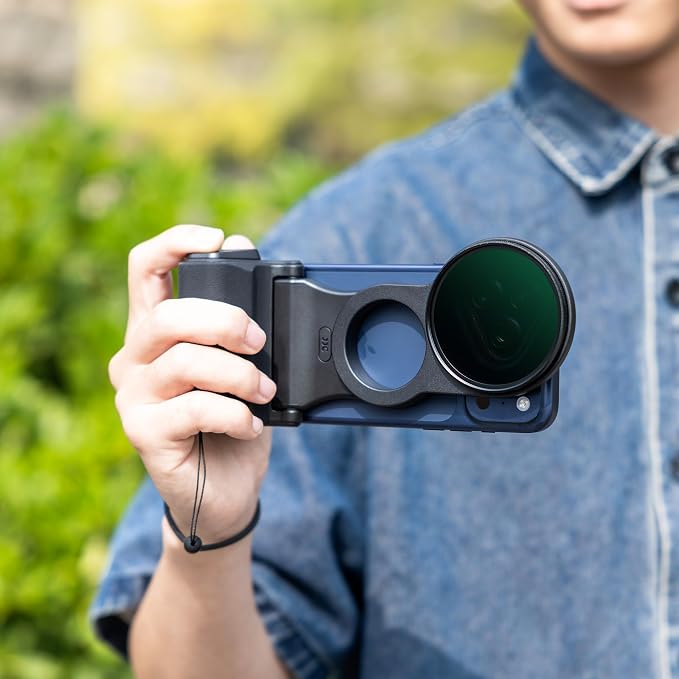67mm Variable ND2-128 ND Filter Mount Kit for iPhone 17 Pro Max,Magnetic Lens Filter Adapter Set with Magnetic Phone Camera Grip for iPhone 16 15 14 Pro Max Accessories,Neutral Density Lens Attachment - Image 9