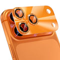 Choiche for iPhone 17 Pro Camera Lens Protector, Light-Orange | Bling Metal Camera Cover with 9H Tempered Glass Lens Screen Protector Accessories, Strong Adsorption, Case-Friendly, 6.3-inch by Choiche