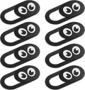 Thin Webcam Cover Slide, 8PCS Phone Laptop Camera Cover Slide Cute | Laptop Camera Blocker Slider Strong Adhesive Protect Privacy Security Compatible with Tablet Desktop PC Smartphones(Eye) by Unknown