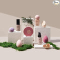 5PCS Product Photography Background Props Wooden Hand Painting | Geometric Cube Waterproof Grain Textured Irregular Photos Prop for Photoshoot Cosmetics Fragrance Photo Food Jewelry by JEINHAIO