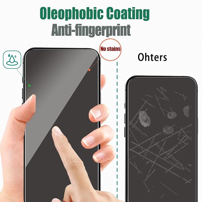 Front and Back Protector for iPhone 15 Plus + Camera Lens Protector | (2+2+2) 9H Hardness, Easy to Install with Alignment Tool,Case Friendly - Image 7