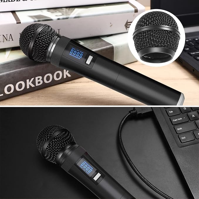 Facmogu 4PCS SM58 Mic Grill Replacement, Microphone Ball Head Mesh Grill | Black Brushed Nickel Replacement Microphone Grille Head | With Inner Foam | Compatible with SM58 SM58S SM58LC BETA58 BETA58A - Image 4