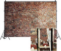 7x5ft Vintage Red Brick Wall Photo Backdrop for Photoshoot Old Brickwall Backdrops for Photography Newborn Baby Girls Adults Portrait Baby Shower Wedding Background Wallpaper Photo Studio Props by Unknown