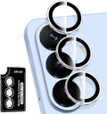 for Samsung Galaxy S26 Plus Camera Lens Protector, Individual Metal Ring Tempered Glass Lens Cover, [Strong Adsorption] Scratch Resistant Ultra-Thin HD Clear Lens Cover, 1 Set-Clear Ring by Btscase