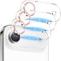 Dengduoduo 3 Pack Camera Lens Protector for iPhone Air, Tempered Glass, Ultra HD, 9H Hardness, Anti-Scratch, Case Friendly,[No Affect on Night Shots], Pink by Dengduoduo