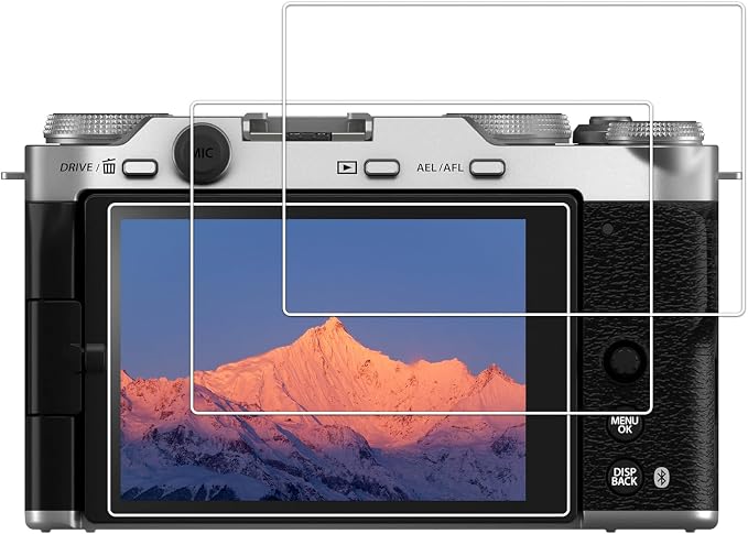 kinokoo Screen Protector Intend for Fujifilm X-M5 and for fuji X-E5 Digital camera,0.25mm 9H Hardness Fuji XM5 and XE5 Tempered Glass Film - Anti-Fingerprint, Bubble Free & Anti-Scratch(3 Packs) by kinokoo