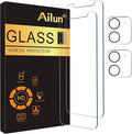 Ailun Screen Protector + Camera Lens Protector for iPhone 11, 2+2 Pack | 6.1 Inch, Tempered Glass Film, HD by Ailun