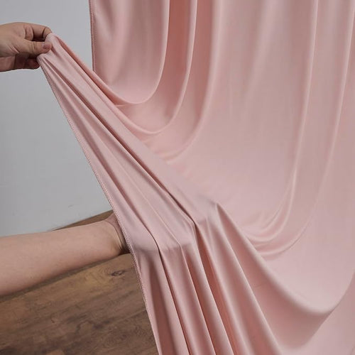 10 ft x 20 ft Dusty Pink Backdrop Curtains for Parties, Wrinkle Free Dusty Pink Photography Backdrop Drapes for Wedding Boys Birthday Baby Shower Bridal Shower Party by Outpain