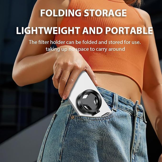 Anti-Glare Circular Magnetic Phone Filter, CPL Phone Filter Lens Adapter 52mm Magnetic, Compatible with iPhone 17 16 and Earlier & Android Smartphones, Reduces Reflections & Enhances Colors (2) - Image 6