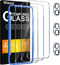 Wiaocit Tempered Glass Screen Protector for iPhone 16 | 3+3 Pack, 9H Hardness, Camera Lens Protector, Installation Frame, Bubble Free, Case Friendly by Wiaocit