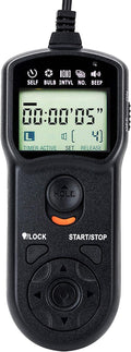 JJC Intervalometer Timer Remote for Sony A7V A6700 A7R VI ZV-E10 II A7C II | Time Lapse Shutter Release for Sony A7 V A7RVI A7R6 ZVE10II A7CII A7CR ZV-E1 ZVE1 RX1R Mark III Cameras by JJC