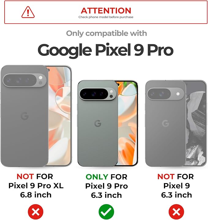 Dexnor for Google Pixel 9 Pro Case with Slide Camera Cover & Built-in Screen Protector & Heavy-Duty Kickstand,Full-Body Protective Cover Rugged Bumper Cases for Pixel 9 Pro,Peony Pink(2024) - Image 2