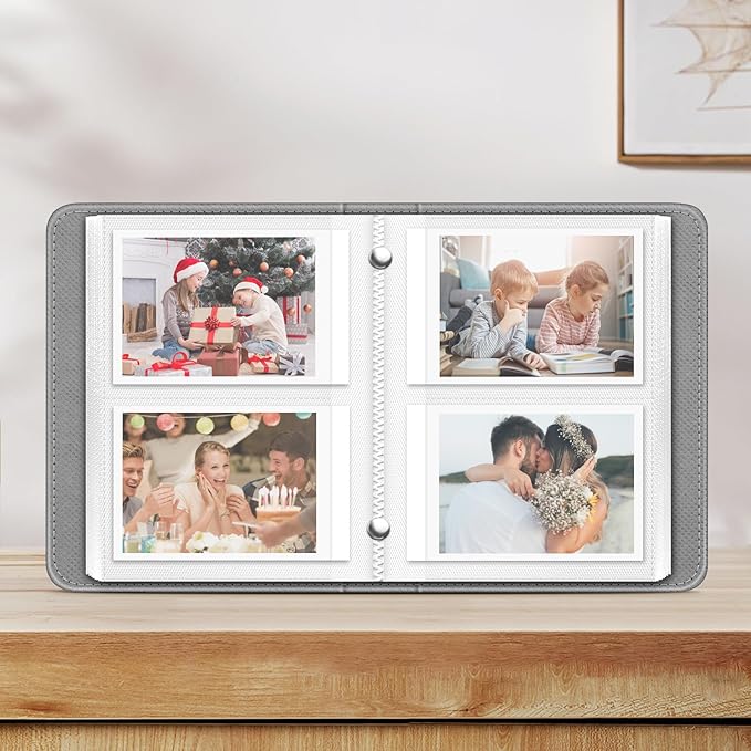 Fintie Mini Photos Album Book for 2x3 Inch Films - 104 Pockets Small Albums | For Fujifilm Instax Mini 13/12/11/99/40/Evo/Se/7+/Liplay Instant Camera, Photos Keepsakes, Kids Memory Book, Starry Sky - Image 3