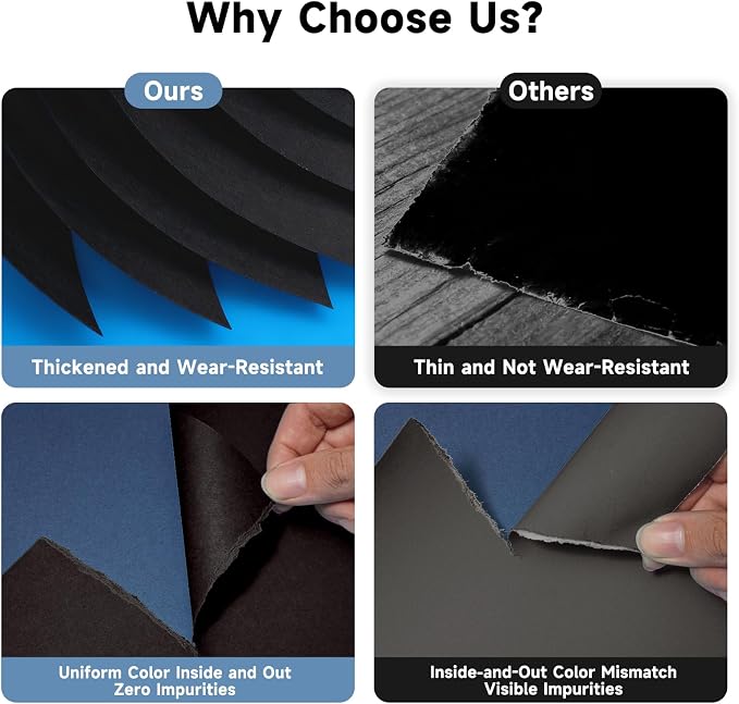 YSKE-Seamless Black Paper Backdrop Roll for Photography, Photo Background, and Photoshoot Cover–Roll of Paper with Backdrop Cover for Background Stand,Thick Anti-Wrinkle Matte(53''x16.4' Black) - Image 2