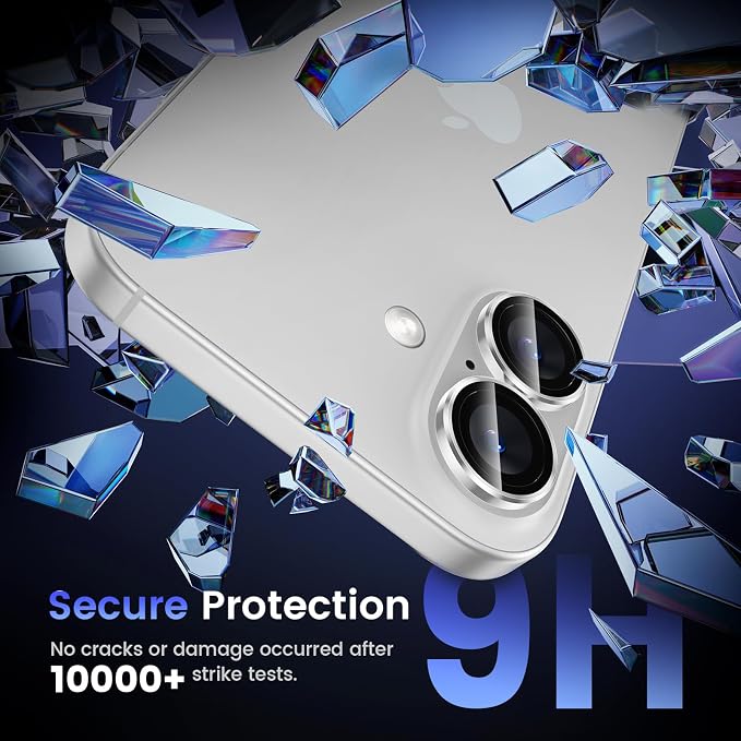 Tensea for iPhone 17 Camera Lens Protector, Camera Cover Screen Protector | Metal Individual Ring with 9H Tempered Glass for iPhone 17 6.3inch, HD Clear, Easy Installation, Full Protection - Image 5