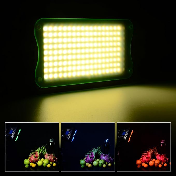 VILTROX VL-162T CRI95+ LED Video Light, Portable Camera Photo Light Panel Dimmable for DSLR Camera Camcorder with Battery, Charger, High Brightness, 3300K-5600K Bi-Color, White Filter and LCD Display - Image 5