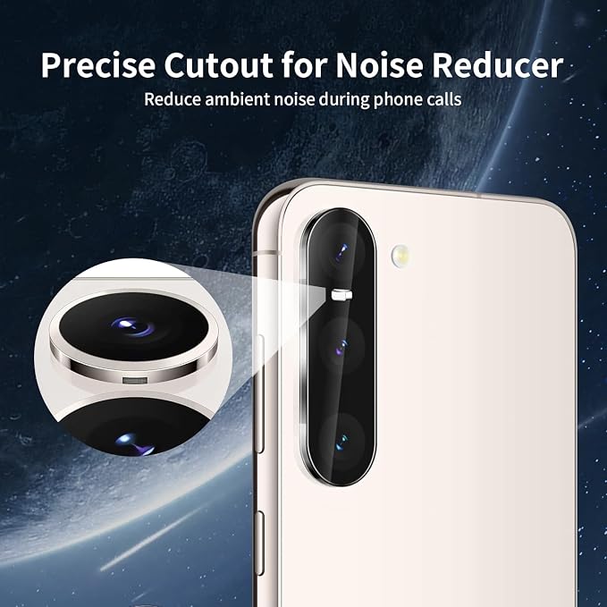 3+2 Pack Privacy Screen Protector And Camera Lens Protection for Galaxy S25 5G, Anti-Spy 9H Hardness Support Fingerprint Unlock Tempered Glass Screen Protector for Samsung Galaxy S25 - Image 7
