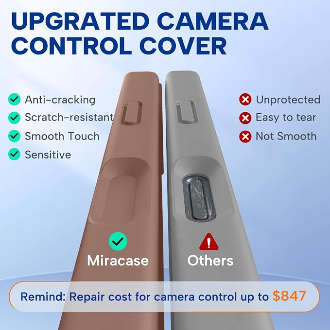 Miracase Magnetic for iPhone 17 Pro Case, Silicone, Chocolate | Compatible with MagSafe, Soft Microfiber Lining,Shockproof Drop Protection Phone Case for 17 Pro - Image 3