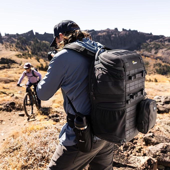 Lowepro ProTactic BP 350 AW III Camera Backpack, 4-point Access, Professional Camera Bag, DSLR/Drones/Mirrorless, Up to 14" Laptop, Rain Cover, for Photographer,Videographer, Volume 17L - Image 8