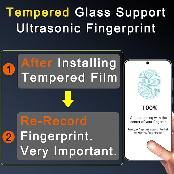 Ferilinso Privacy Screen Protector for Samsung Galaxy S25, Tempered Glass | 3 Pack, 9H+ Hardness, Military-Grade Shatterproof, Case Friendly, Easy Installation Bubble Free, with Camera Lens Protectors - Image 3