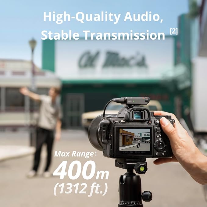 DJI Mic Mini Combo + Silicone Case + Colorful Wind Muff + Selfie Light | Wireless Microphone for iPhone/Camera/Android, Ultralight, Detail-Rich Audio, 48h Use, Noise Cancelling, Streaming, Vlog - Image 6
