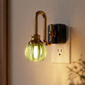 JandCase Night Light, Night Lights Plug into Wall Green Tulip | LED Nightlight, 0-100LM Dimmable Nightlights, Dusk to Dawn Sensor, 1W Vintage Nite Light for Bathroom Hallway Decor, 1 Pack by JandCase