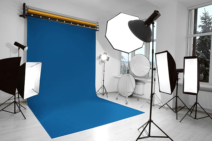 Denny Mfg Seamless Paper Backdrop for Photoshoot,Royal Blue, 107 in x 36 ft | Backdrop Roll, Matte Finish for Portraits, Product Photos and Video Shoots, Includes Free Roll Gaffer Tape (2 in x 13 ft) - Image 7