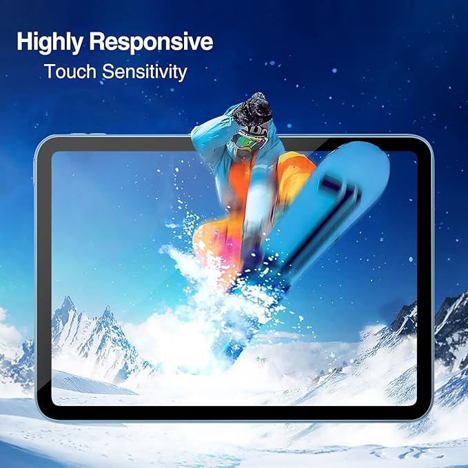 ProCase 2 Pcs Screen Protector for iPad A16 10th with Camera Lens Protector | Tempered Glass for 11" iPad 2025 11th & 10.9 10th Generation -Blue - Image 7
