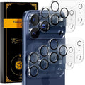 for 6 Pack iPhone 17 Pro Camera Lens Protectors, Clear | [Drop Protection] [Case Friendly] [Easy Installation] 9H Tempered Glass Camera Screen Protector Cover Accessories 6.3-inch by Beuxece
