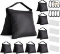 8 Packs Sandbags Weight Bags for Light Stand Photography Video Support | Heavy Duty Saddlebags for Backdrop Stand, Photo Tripod, Canopy, Pop up Tent, Umbrella Base, Fishing Chair, Wedding Shed by Aimosen