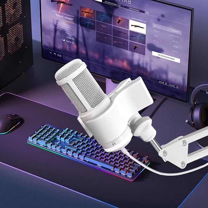 Large Microphone Clip for Mics with Outer Diameter 1.26" to 2.3" | Adjustable Mic Holder, Premium ABS, Inside sponge to protect microphones, With 5/8" Male to 3/8" Female Screw Adapter - Image 7