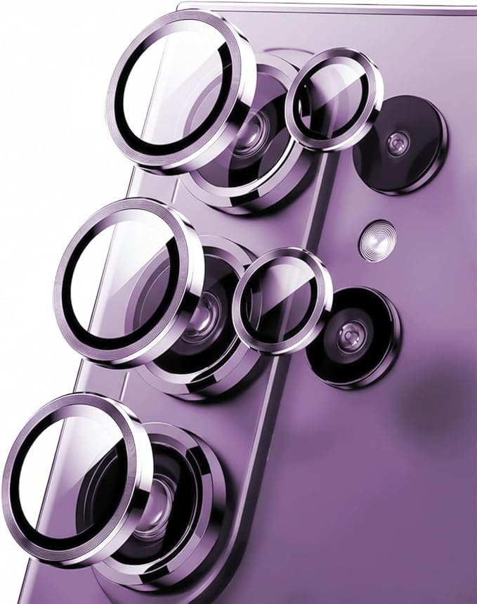 2 Pack for Samsung Galaxy S26 Ultra Camera Lens Protector,9H Tempered Glass Lens Screen Protector,Ultra HD Anti Scratch Camera Cover for Galaxy S 26 Ultra 2026,Purple by Unknown