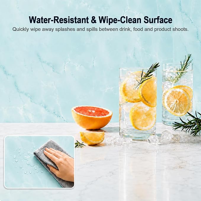 Yoocheese Photo Backdrop for Product Photography, 16.5×11.7in Compact Kit | Tabletop photography for food, jewelry, beauty and small products. For UGC creators, online sellers and small businesses. - Image 8