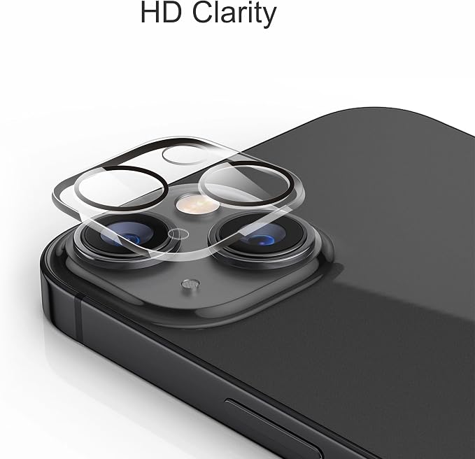 Ailun Privacy Screen Protector+Camera Lens Protector for iPhone 15 | 3+3 Pack, 6.1 inch, Installation Frame, Anti Spy Private Tempered Glass Film, Case Friendly, HD - Image 3